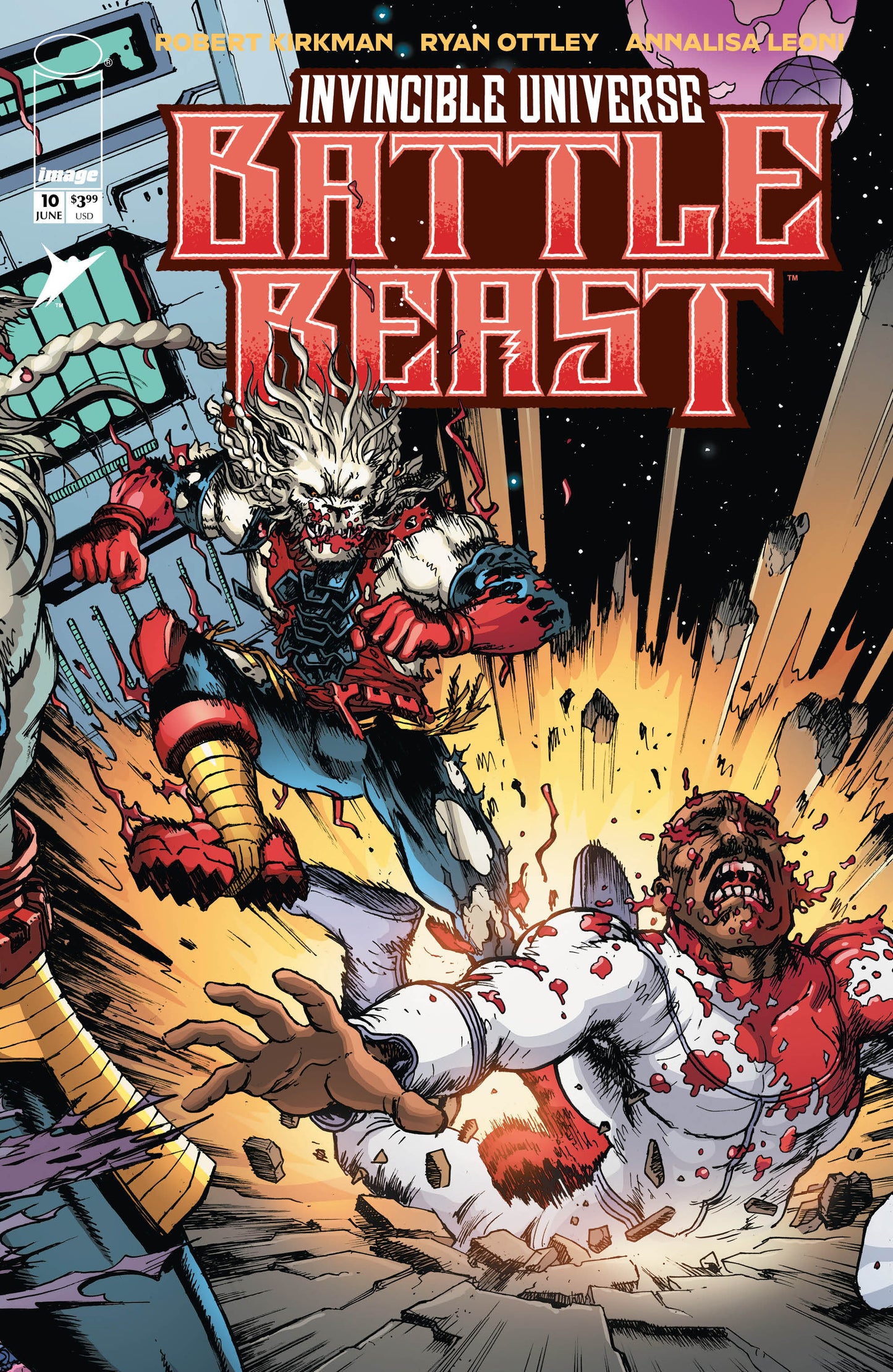 INVINCIBLE UNIVERSE BATTLE BEAST #10 CVR C INC 1:10 CHRIS BURNHAM & BRIAN REBER CONNECTING VAR (17 Jun Release)