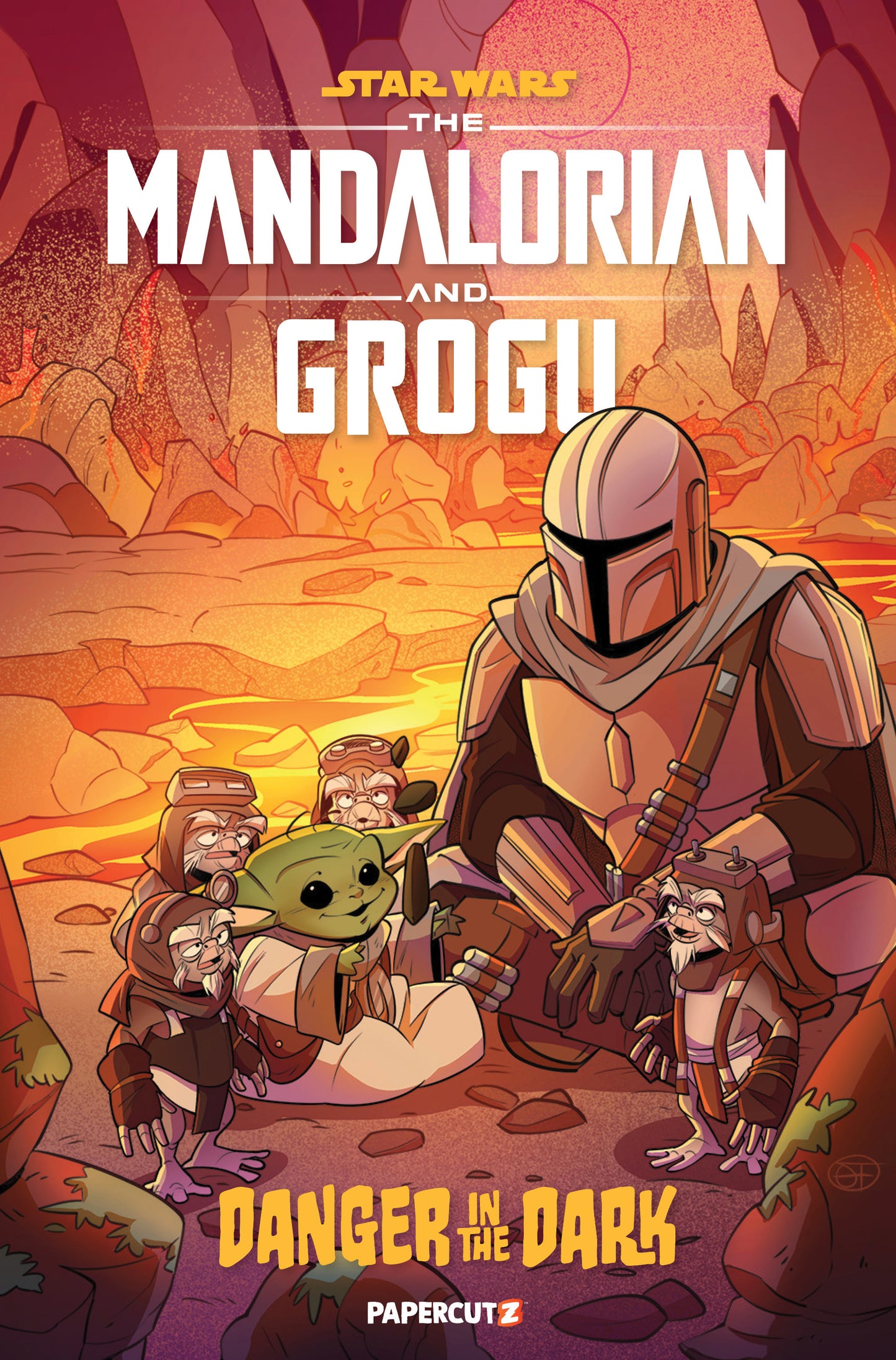STAR WARS THE MANDALORIAN AND GROGU DANGER IN THE DARK (ONE-SHOT) CVR B ARIANNA FLOREAN GAIA DE BERNARDINI VAR (22 Jul Release)