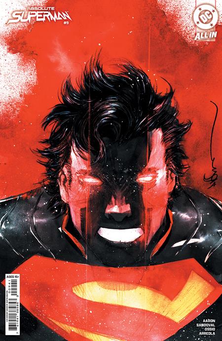 ABSOLUTE SUPERMAN #9 CVR D INC 1:25 DUSTIN NGUYEN CARD STOCK VAR