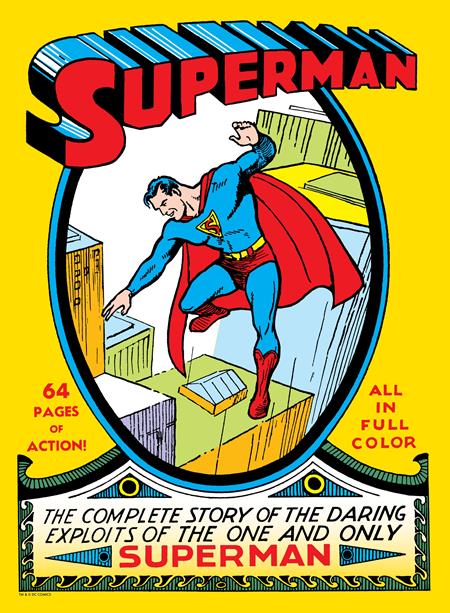 SUPERMAN (1939) #1 FACSIMILE EDITION CVR A JOE SCHUSTER & LEO O MEALIA GOLDEN SIZE
