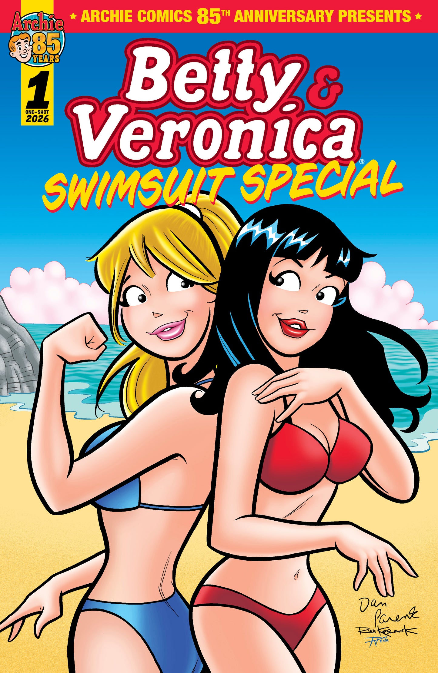 ARCHIE COMICS 85TH ANNIVERSARY PRESENTS BETTY & VERONICA SWIMSUIT SPECIAL (ONE SHOT) CVR A DAN DECARLO RICH KOSLOWSKI (08 Jul Release)