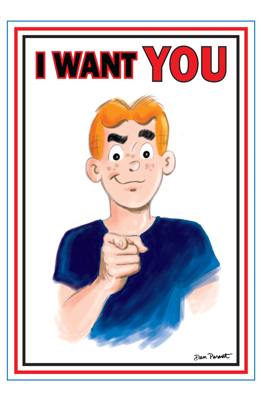 ARCHIE COMICS CELEBRATES AMERICAS 250TH (ONE SHOT) CVR C DAN PARENT UNCLE SAM POSTER ART VAR (01 Jul Release)