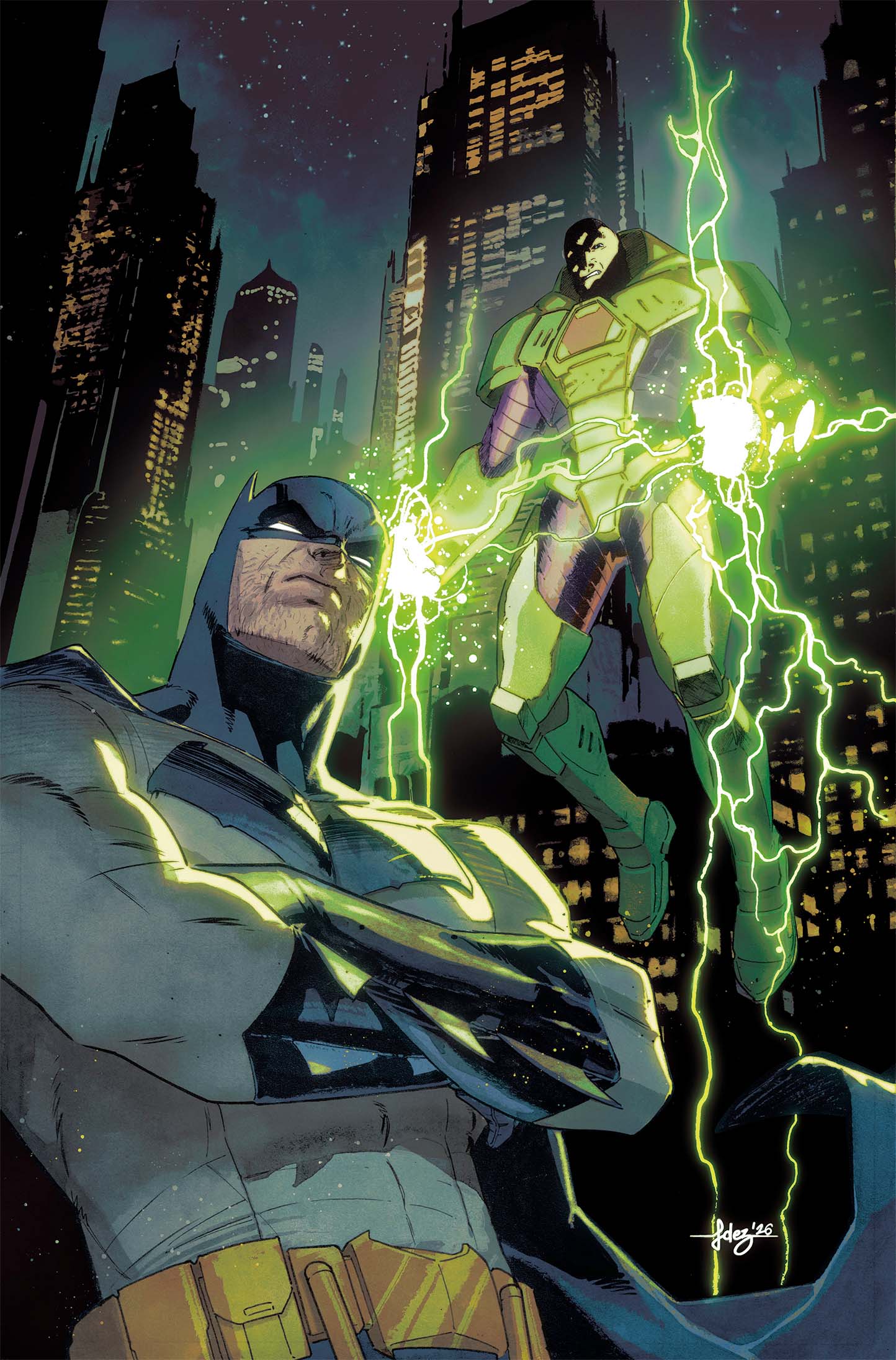JUSTICE LEAGUE KNIGHT VISION SPECIAL #1 (ONE SHOT) CVR D JAVIER FERNANDEZ CARD STOCK VAR (29 Jul Release)