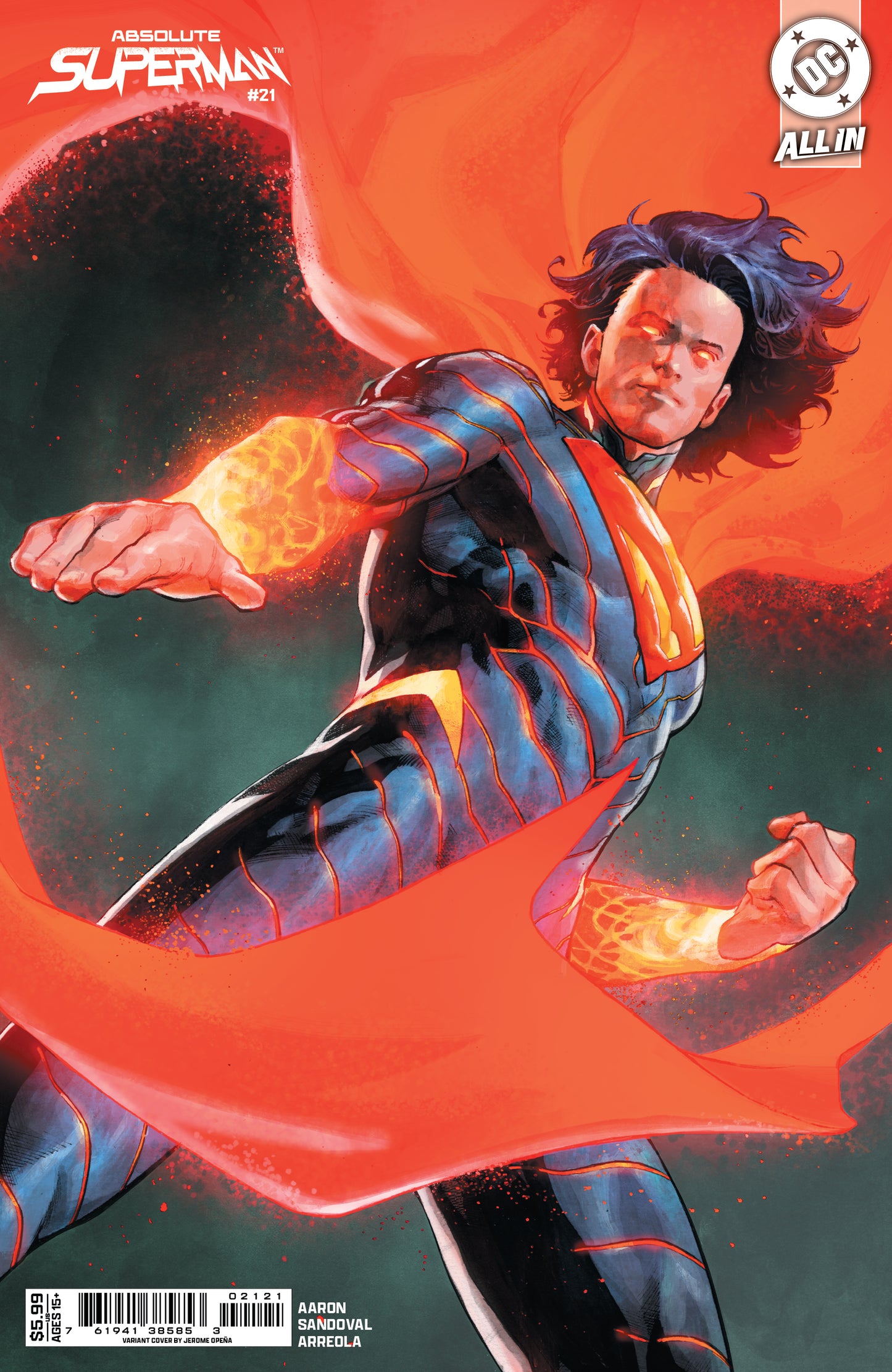 ABSOLUTE SUPERMAN #21 CVR B JEROME OPENA CARD STOCK VAR (01 Jul Release)
