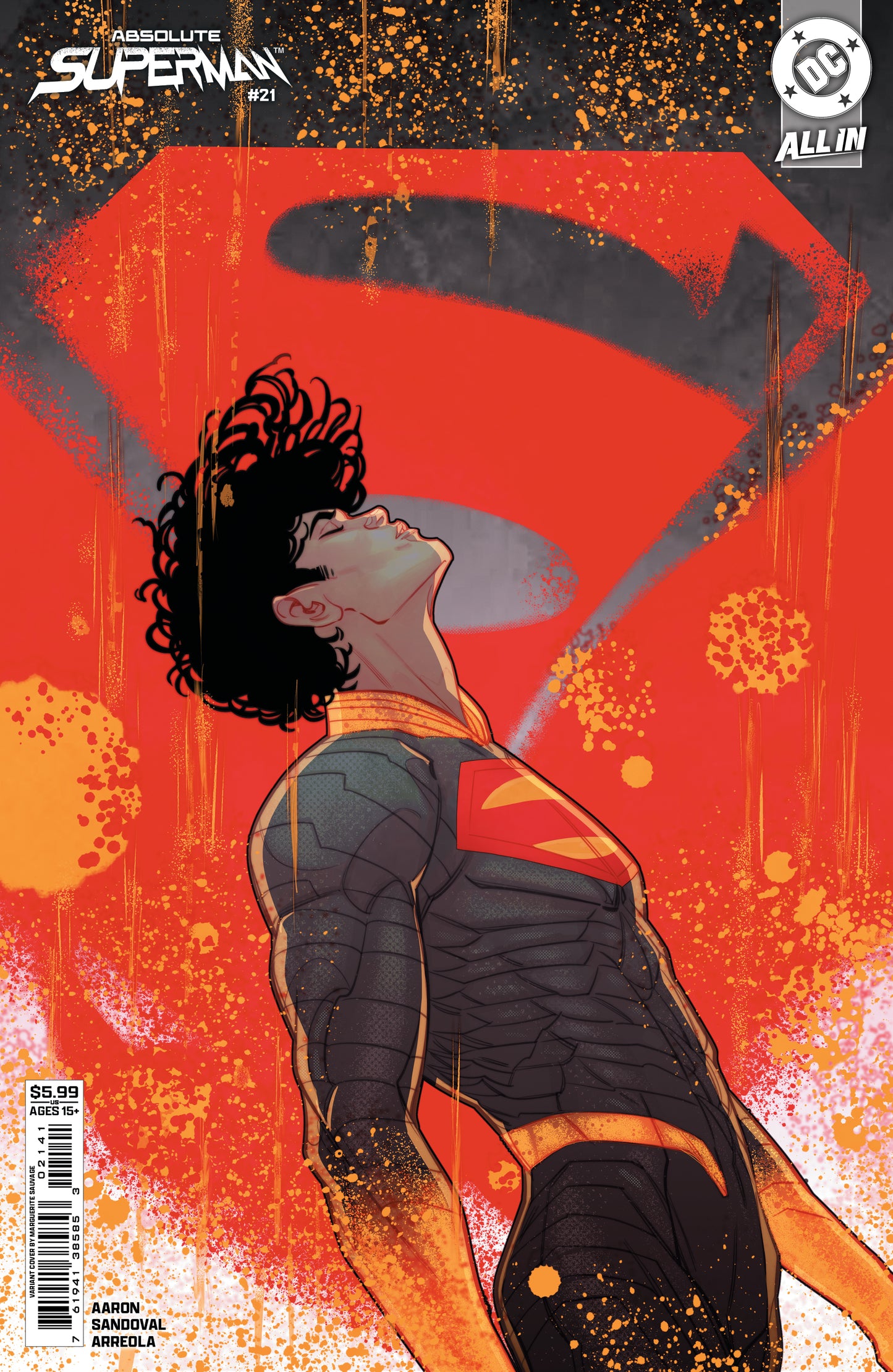 ABSOLUTE SUPERMAN #21 CVR D MARGUERITE SAUVAGE CARD STOCK VAR (01 Jul Release)