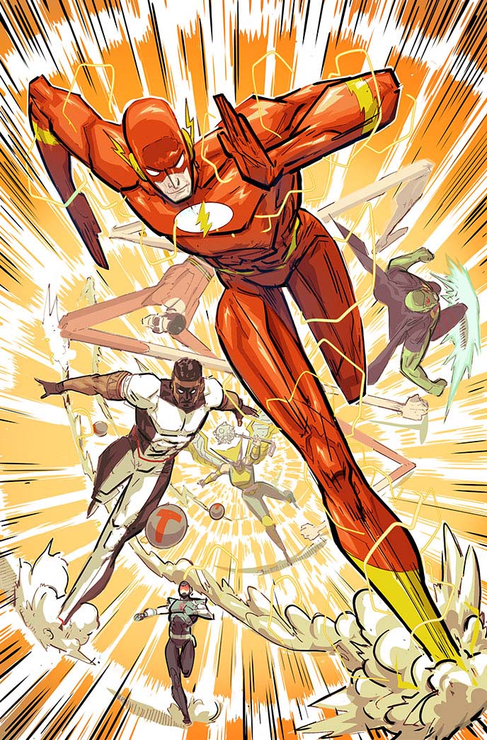 FLASH #35 CVR B RILEY ROSSMO CARD STOCK VAR (22 Jul Release)