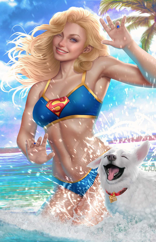 SUPERGIRL #15 CVR E ARIEL DIAZ SWIMSUIT CARD STOCK VAR (THE REIGN OF THE SUPERBOYS) (08 Jul Release)