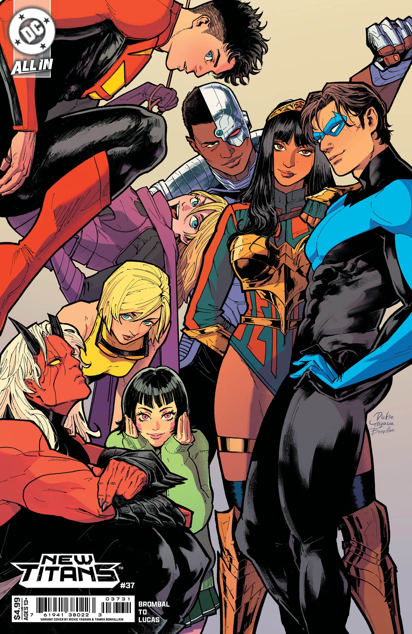 NEW TITANS #37 CVR C RICKIE YAGAWA CARD STOCK VAR (15 Jul Release)