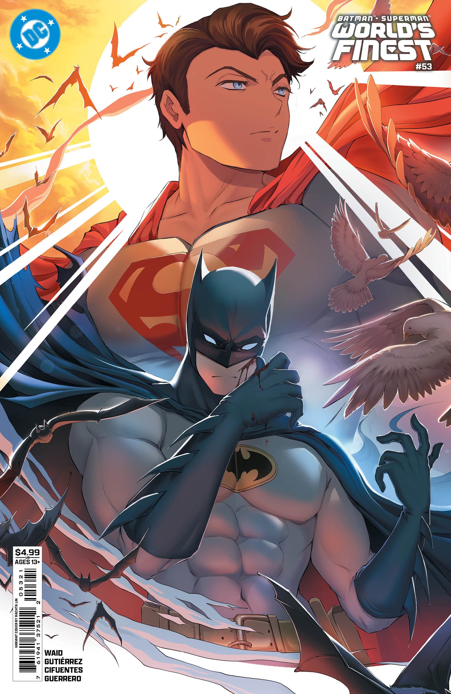 BATMAN SUPERMAN WORLDS FINEST #53 CVR B RACHTA LIN CARD STOCK VAR (15 Jul Release)