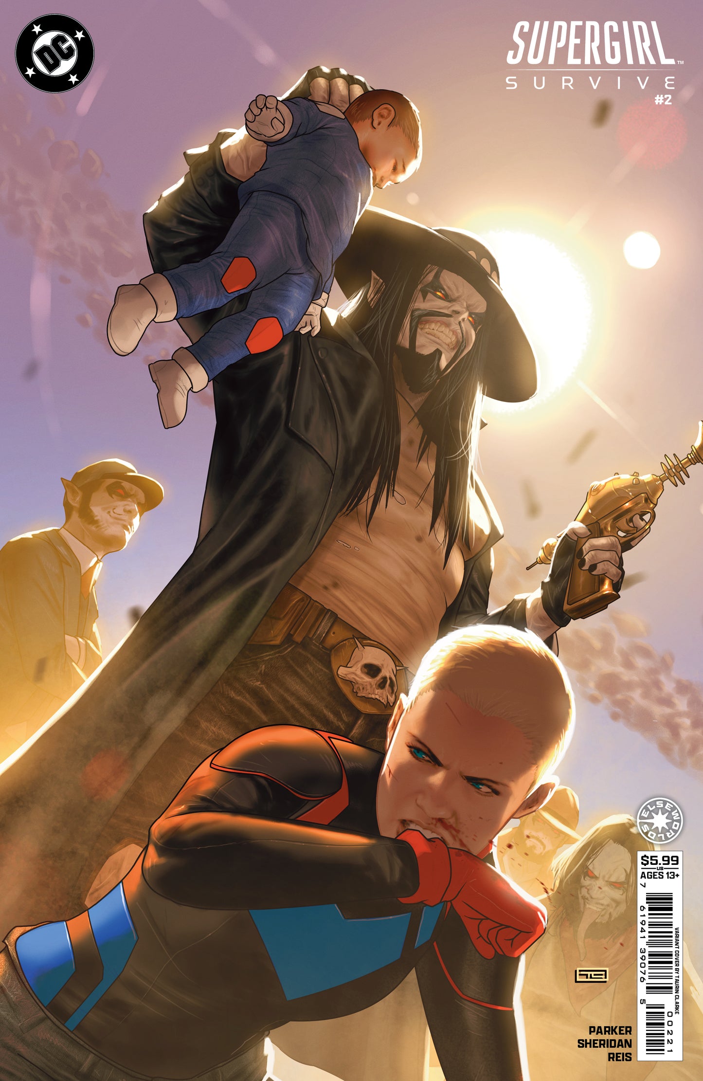 SUPERGIRL SURVIVE #2 (OF 6) CVR B TAURIN CLARKE CARD STOCK VAR (01 Jul Release)