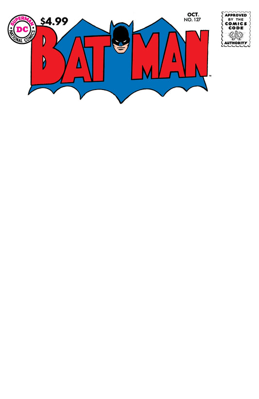 BATMAN #127 FACSIMILE EDITION CVR B BLANK CARD STOCK VAR (01 Jul Release)