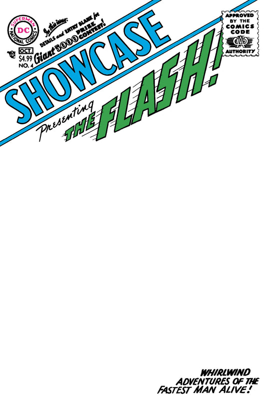 SHOWCASE #4 FACSIMILE EDITION CVR B BLANK CARD STOCK VAR (15 Jul Release)