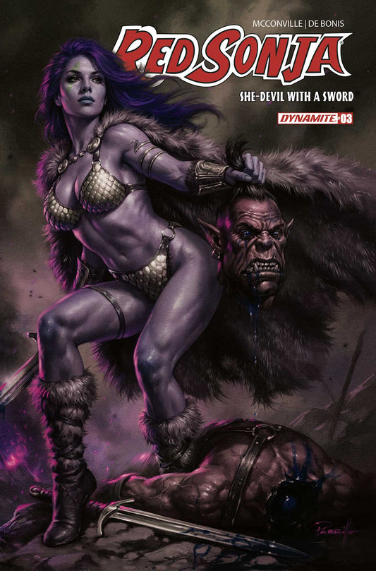 RED SONJA SHE DEVIL WITH A SWORD #3 CVR L LUCIO PARRILLO ULTRAVIOLET VAR (01 Jul Release)