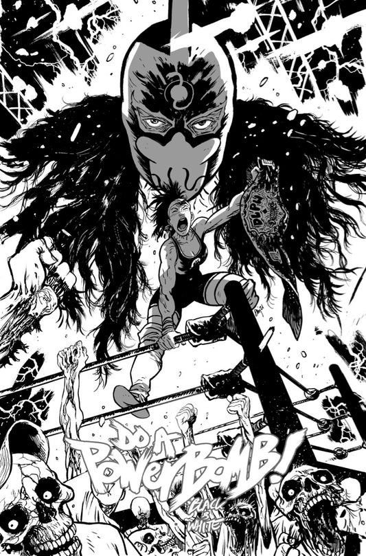 DO A POWERBOMB BLACK AND WHITE #1 (OF 3) CVR B DANIEL WARREN JOHNSON VAR (08 Jul Release)