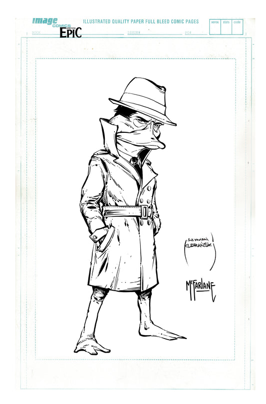 SOMETHING EPIC #13 CVR B SZYMON KUDRANSKI & TODD MCFARLANE RAW ART VAR (15 Jul Release)