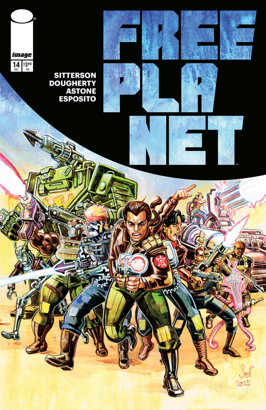 FREE PLANET #14 CVR A JED DOUGHERTY (08 Jul Release)
