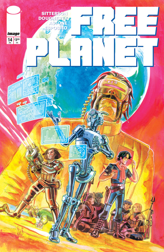 FREE PLANET #14 CVR B JED DOUGHERTY VAR (08 Jul Release)