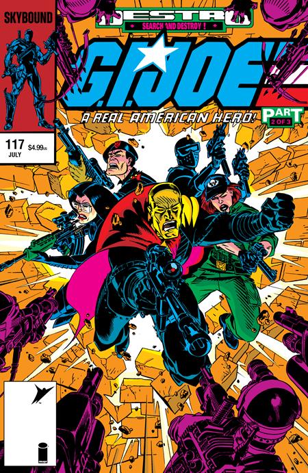 GI JOE A REAL AMERICAN HERO #117 FOIL HAMA FILES EDITION CVR C MICHAEL GOLDEN VAR
