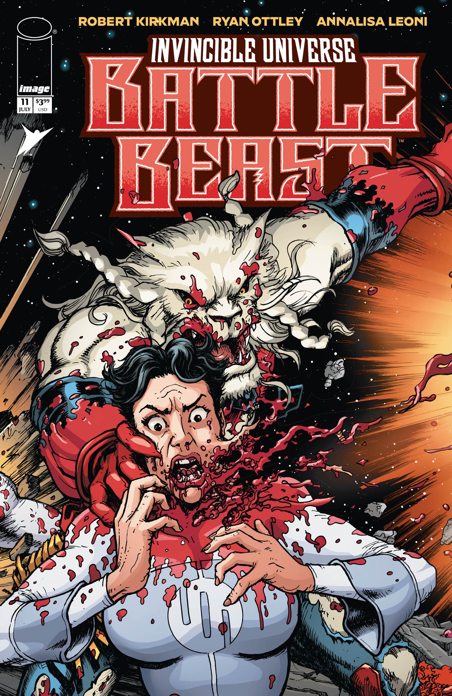 INVINCIBLE UNIVERSE BATTLE BEAST #11 CVR C INC 1:10 CHRIS BURNHAM & BRIAN REBER VAR (15 Jul Release)
