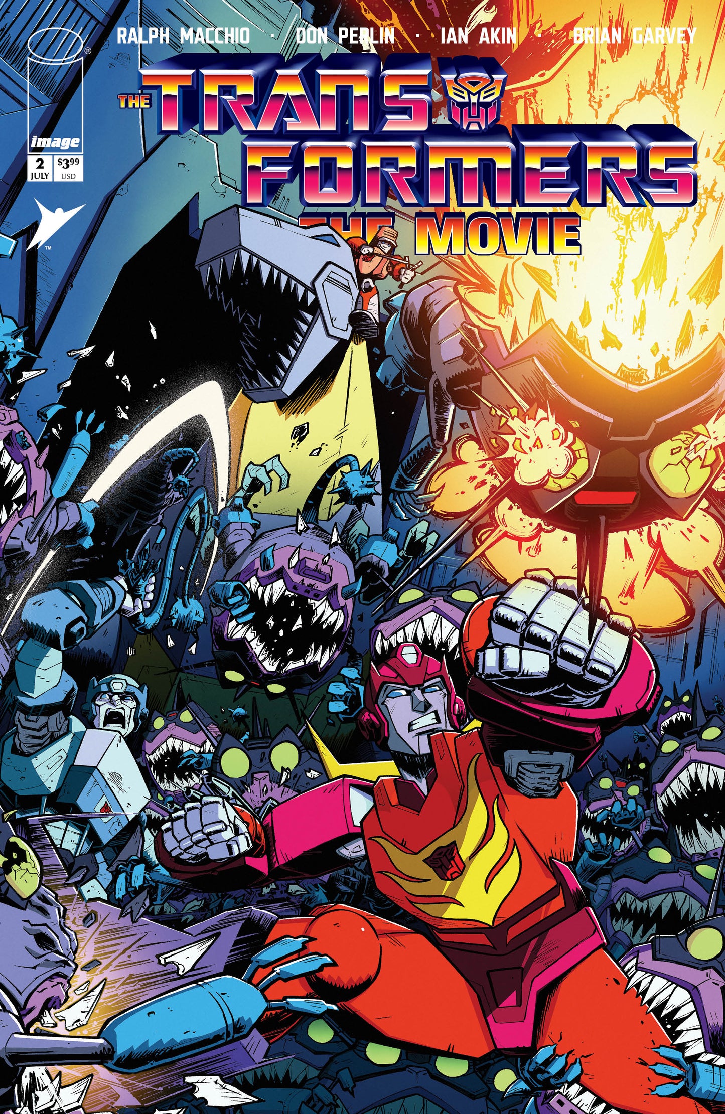 THE TRANSFORMERS THE MOVIE 40TH ANNIVERSARY EDITION #2 (OF 3) CVR A NICK ROCHE & JOSH BURCHAM (01 Jul Release)