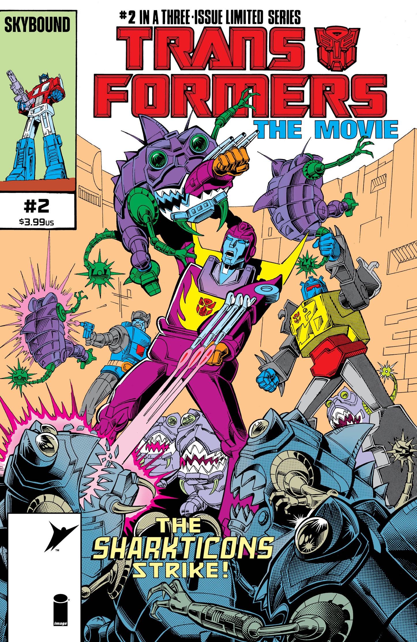 THE TRANSFORMERS THE MOVIE 40TH ANNIVERSARY EDITION #2 (OF 3) CVR B DON PERLIN & IAN AKIN & BRIAN GARVEY VAR (01 Jul Release)