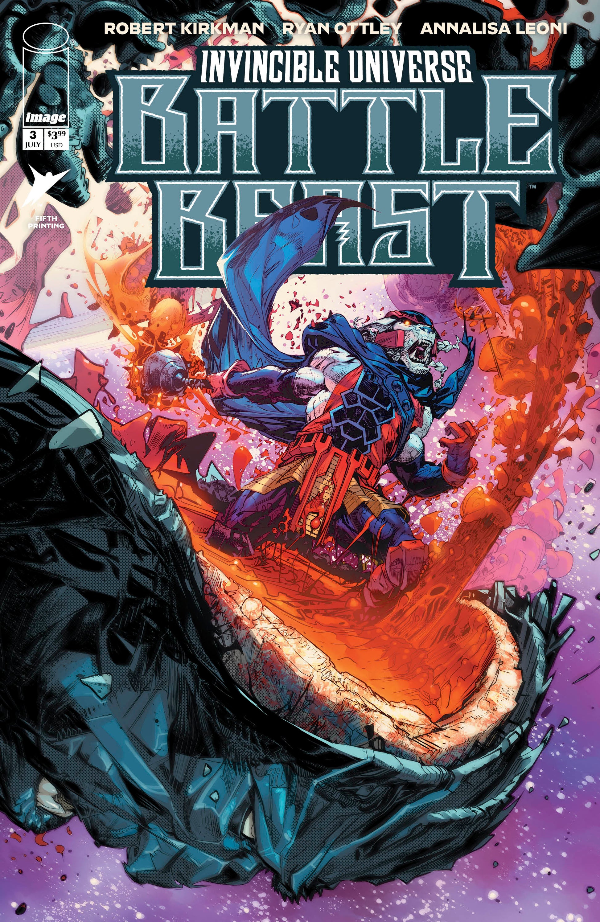 INVINCIBLE UNIVERSE BATTLE BEAST #3 5TH PTG