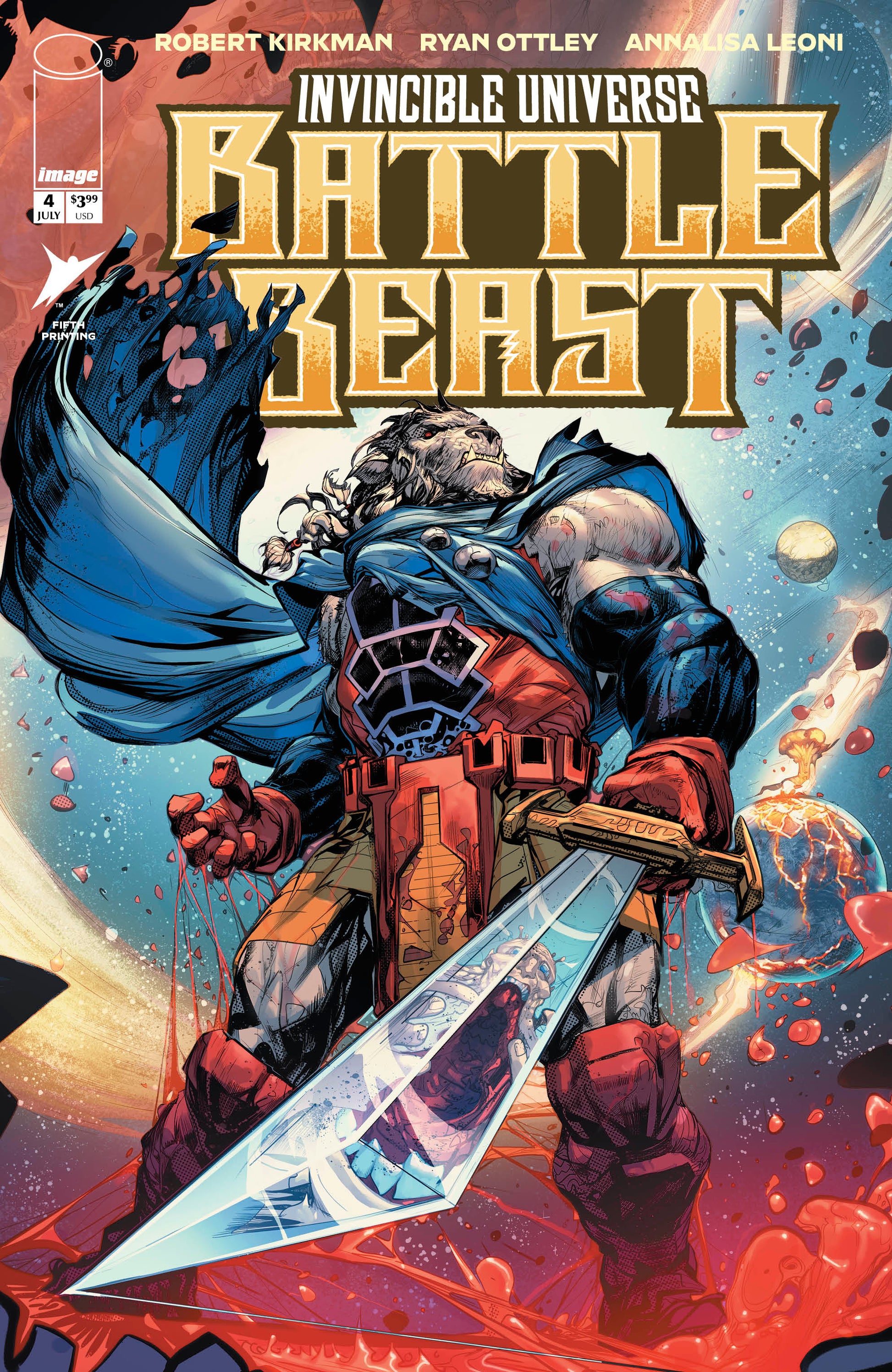 INVINCIBLE UNIVERSE BATTLE BEAST #4 5TH PTG