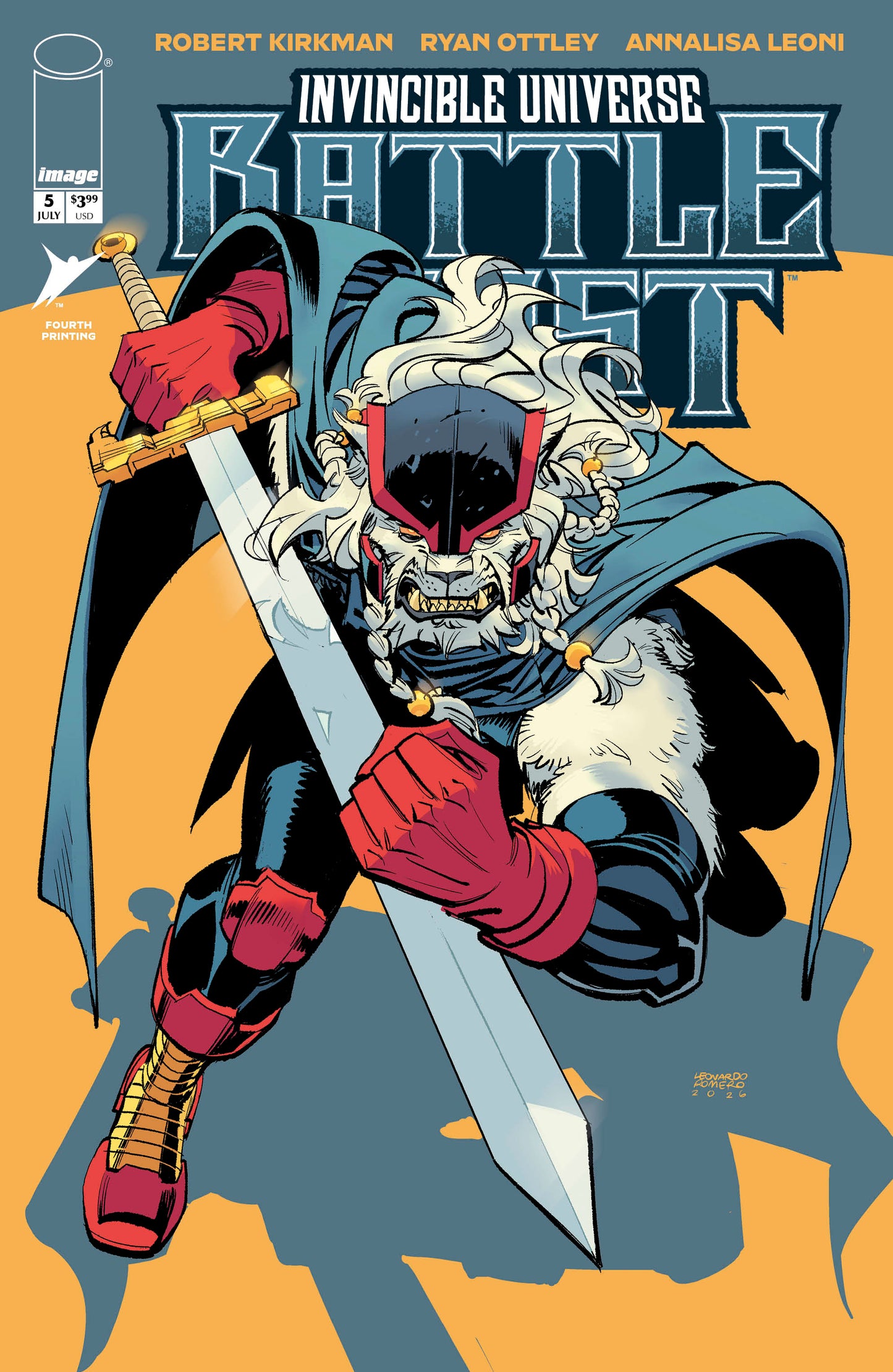 INVINCIBLE UNIVERSE BATTLE BEAST #5 4TH PTG