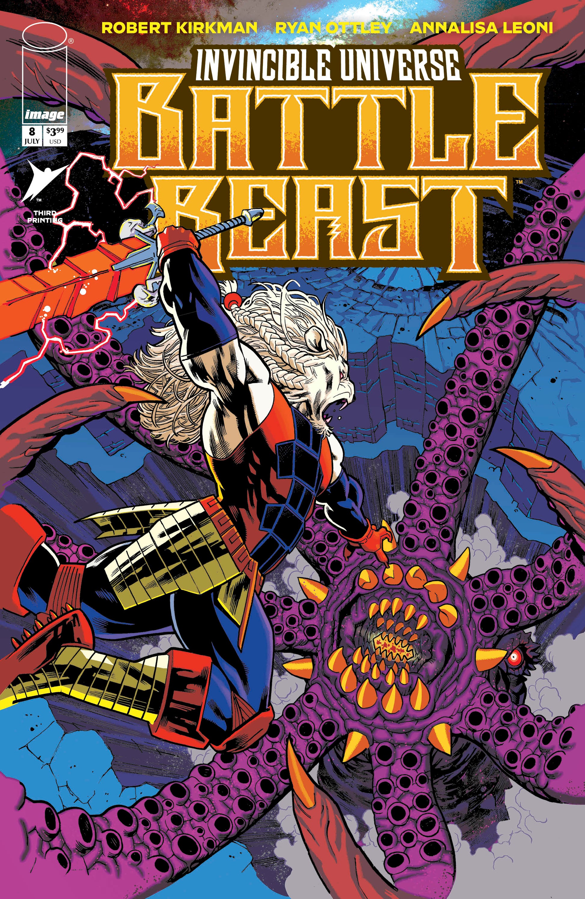INVINCIBLE UNIVERSE BATTLE BEAST #8 3RD PTG