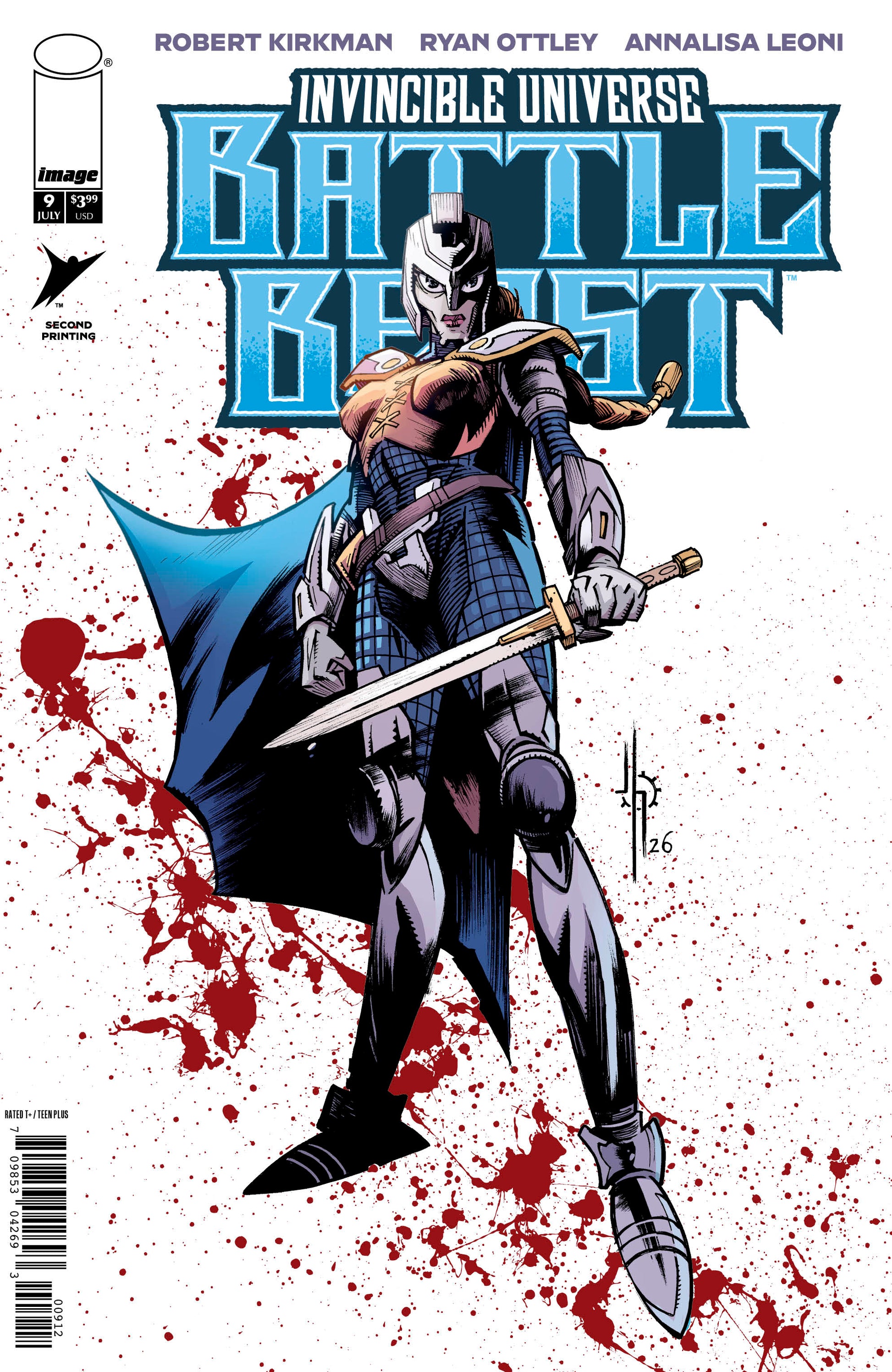 INVINCIBLE UNIVERSE BATTLE BEAST #9 2ND PTG