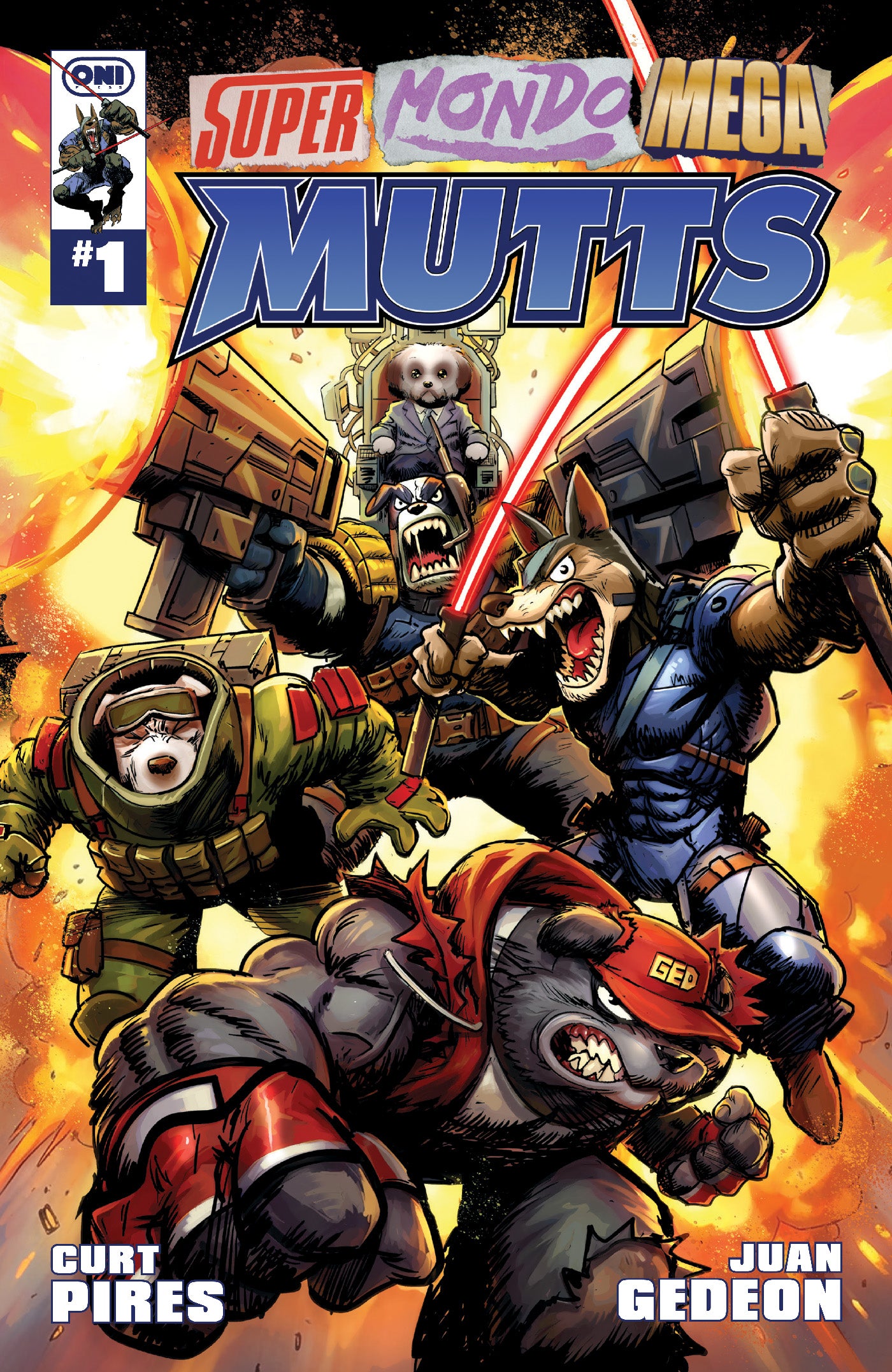 SUPER MONDO MEGA MUTTS #1 (OF 4) CVR A JUAN GEDEON (MR) (15 Jul Release)