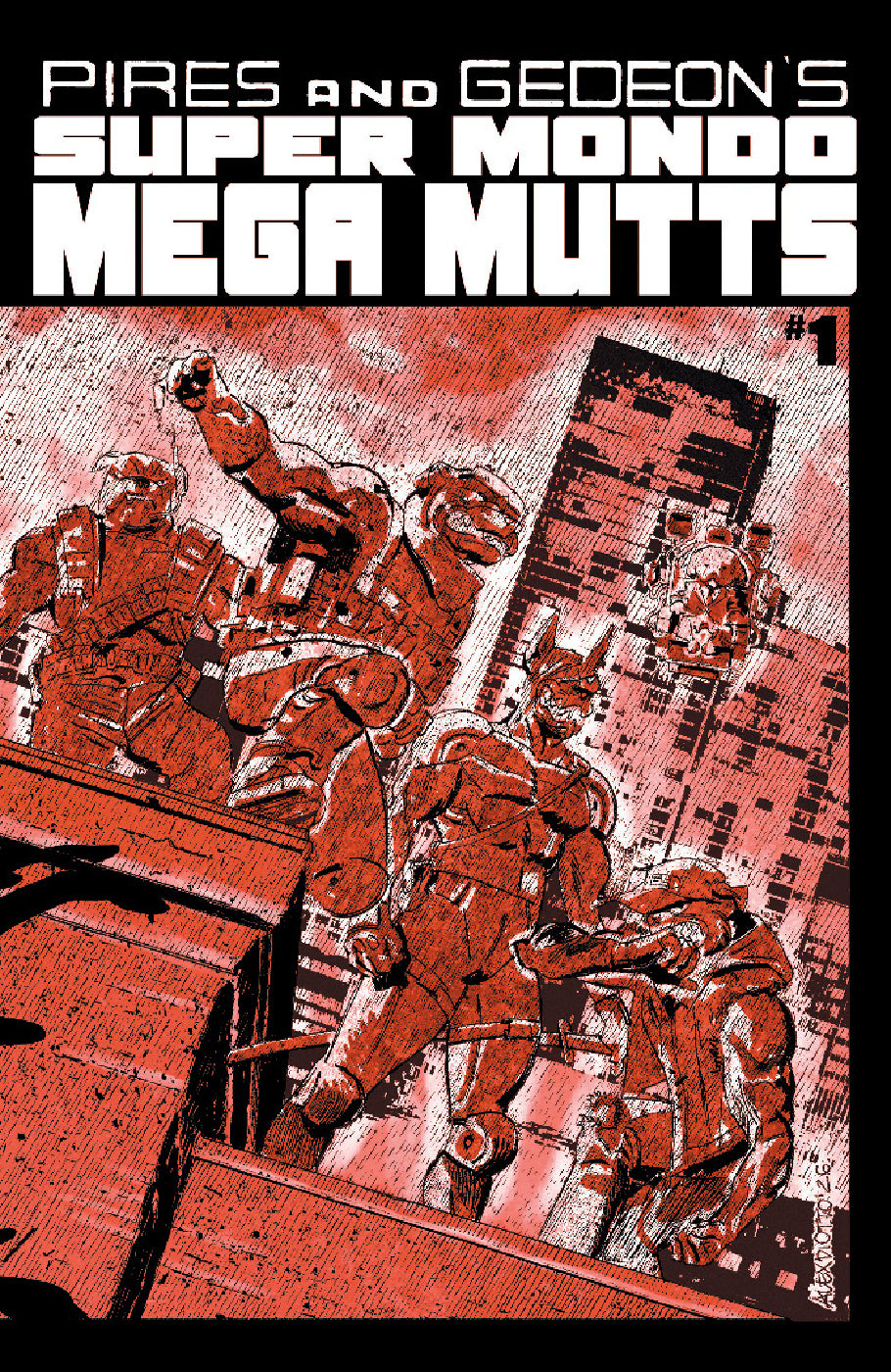 SUPER MONDO MEGA MUTTS #1 (OF 4) CVR B ALEX DIOTTO VAR (MR) (15 Jul Release)
