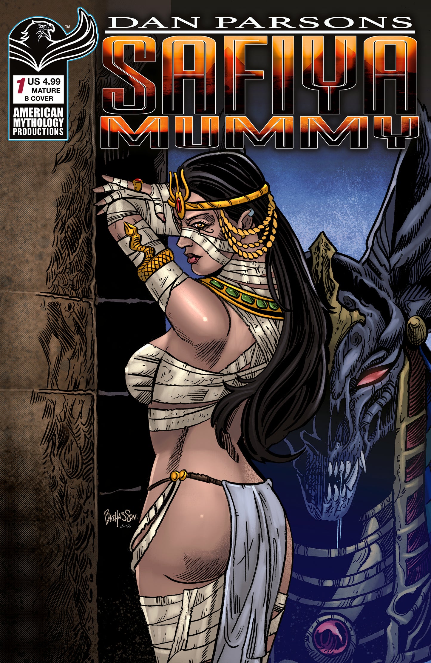 DAN PARSONS SAFIYA MUMMY #1 CVR B BUZ HASSON VAR (MR) (15 Jul Release)