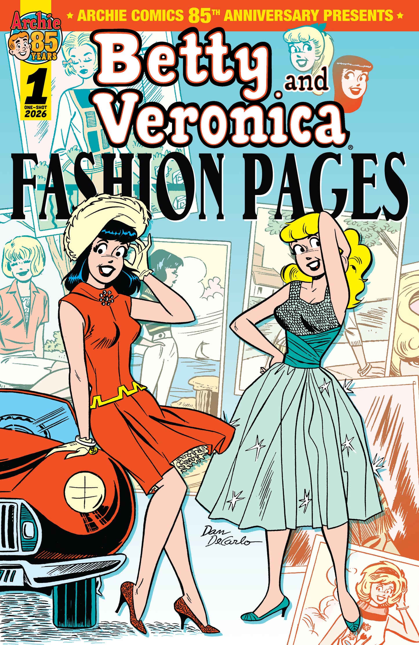 ARCHIE COMICS 85TH ANNIVERSARY PRESENTS BETTY & VERONICA FASHION PAGES (ONE-SHOT) CVR A DAN DECARLO (26 Aug Release)