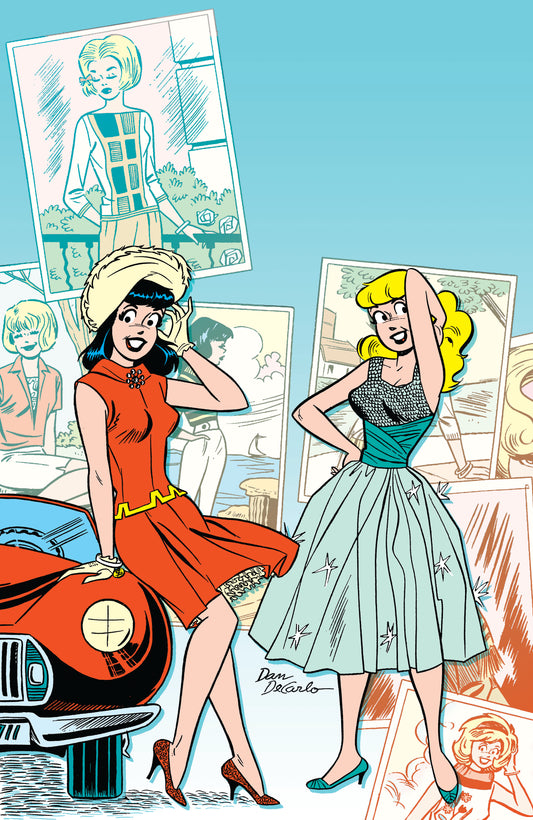 ARCHIE COMICS 85TH ANNIVERSARY PRESENTS BETTY & VERONICA FASHION PAGES (ONE-SHOT) CVR D DAN DECARLO FOIL FULL ART VAR (26 Aug Release)