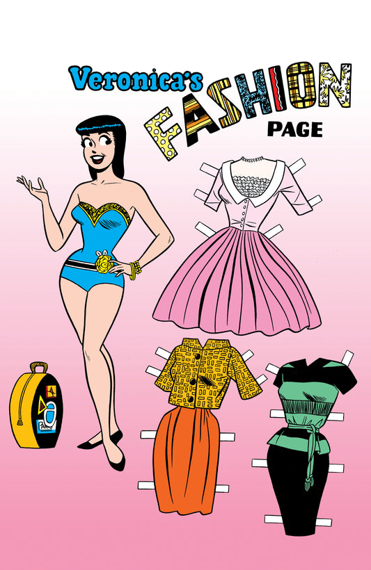 ARCHIE COMICS 85TH ANNIVERSARY PRESENTS BETTY & VERONICA FASHION PAGES (ONE-SHOT) CVR F DAN DECARLO RED FOIL VERONICA PIN-UP VAR (26 Aug Release)