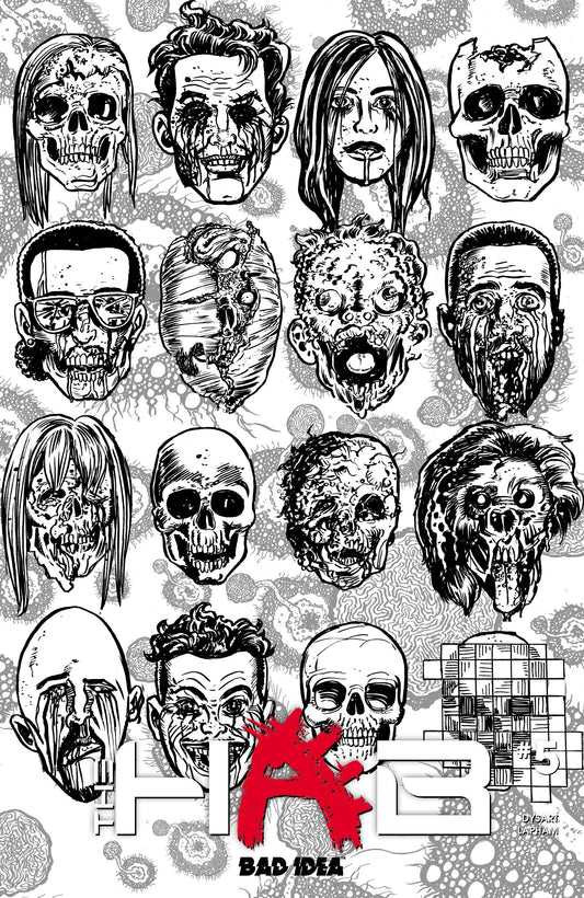 HAB #5 (OF 5) CVR E DAVID LAPHAM BW DEAD SKULLS VAR (26 Aug Release)