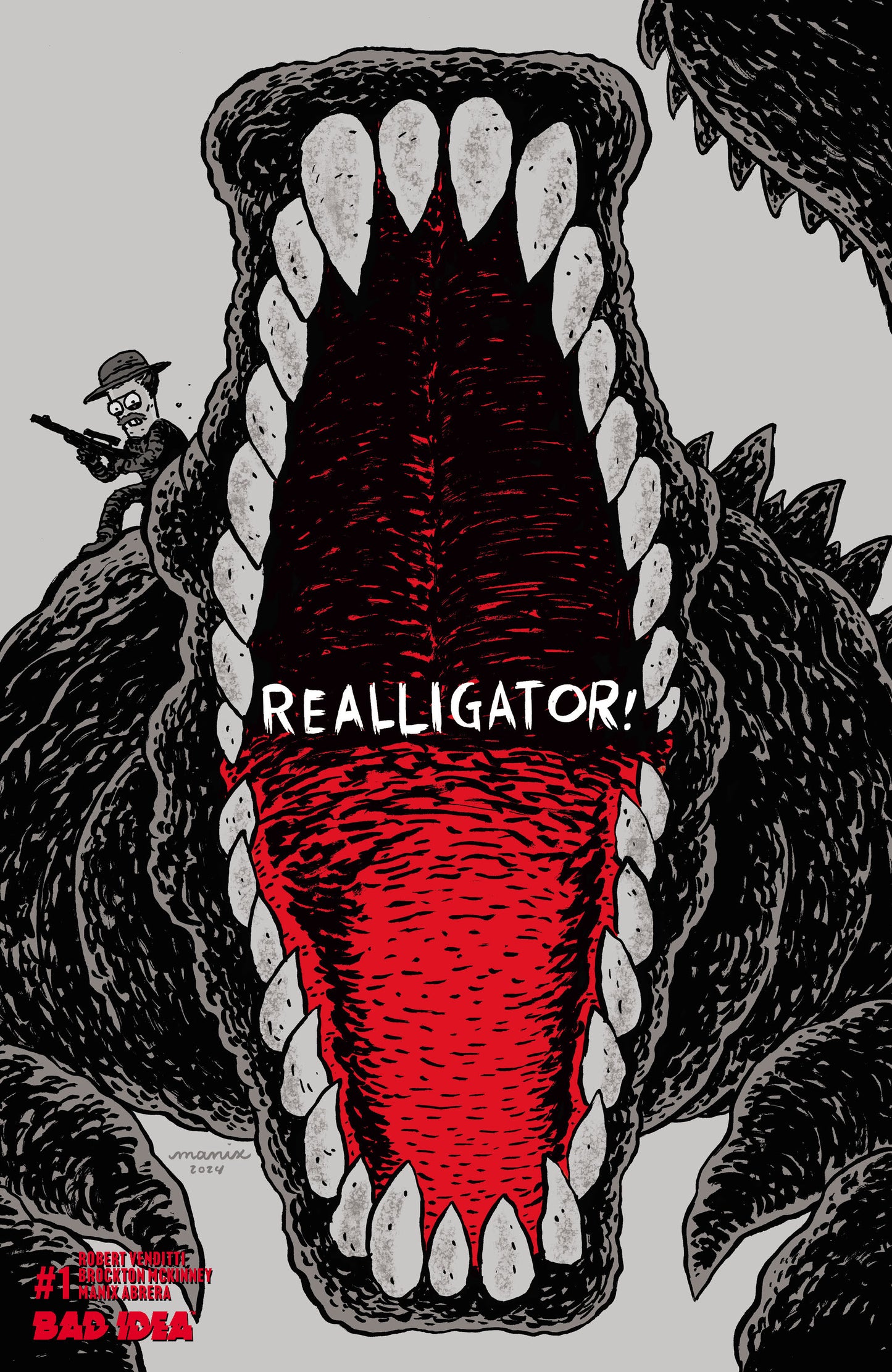REALLIGATOR #1 (ONE SHOT) CVR A MANIX ABRERA (05 Aug Release)