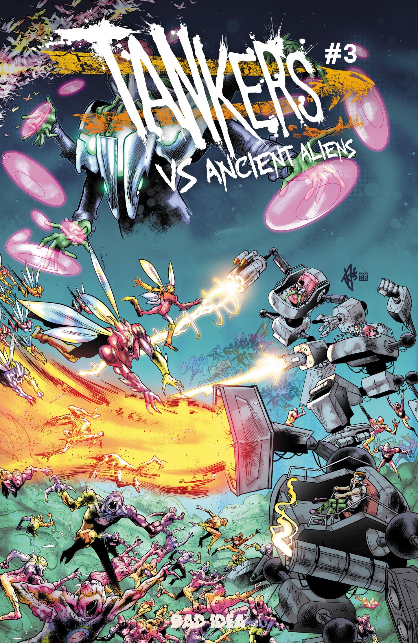 TANKERS VS ANCIENT ALIENS # 3 (OF 4) CVR A FREDERICA MANCIN (19 Aug Release)