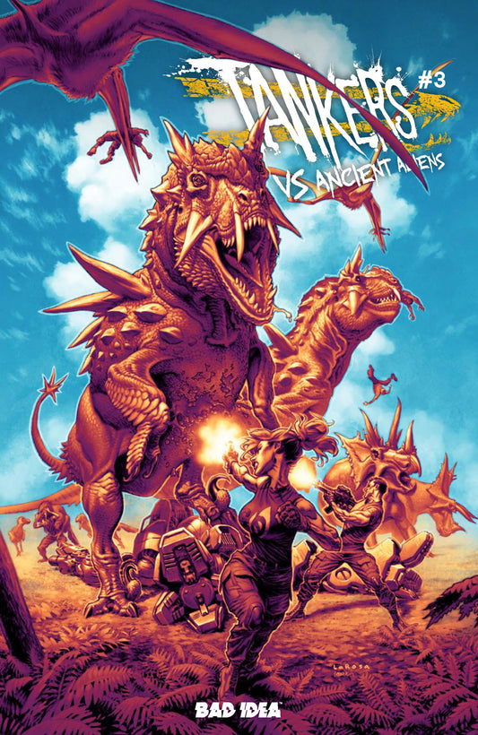TANKERS VS ANCIENT ALIENS # 3 (OF 4) CVR B LEWIS LAROSA VAR (19 Aug Release)