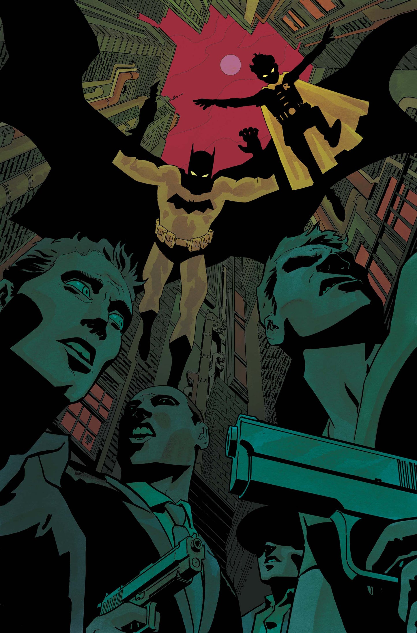BATMAN & ROBIN YEAR ONE DYNAMIC DUOS #1 (OF 12) CVR D HAYDEN SHERMAN CARD STOCK VAR (12 Aug Release)
