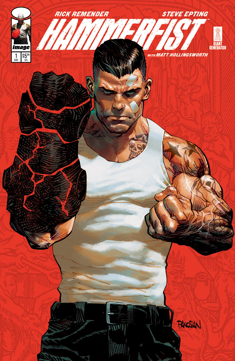 HAMMERFIST #1 CVR E DAN PANOSIAN VAR (MR) (26 Aug Release)