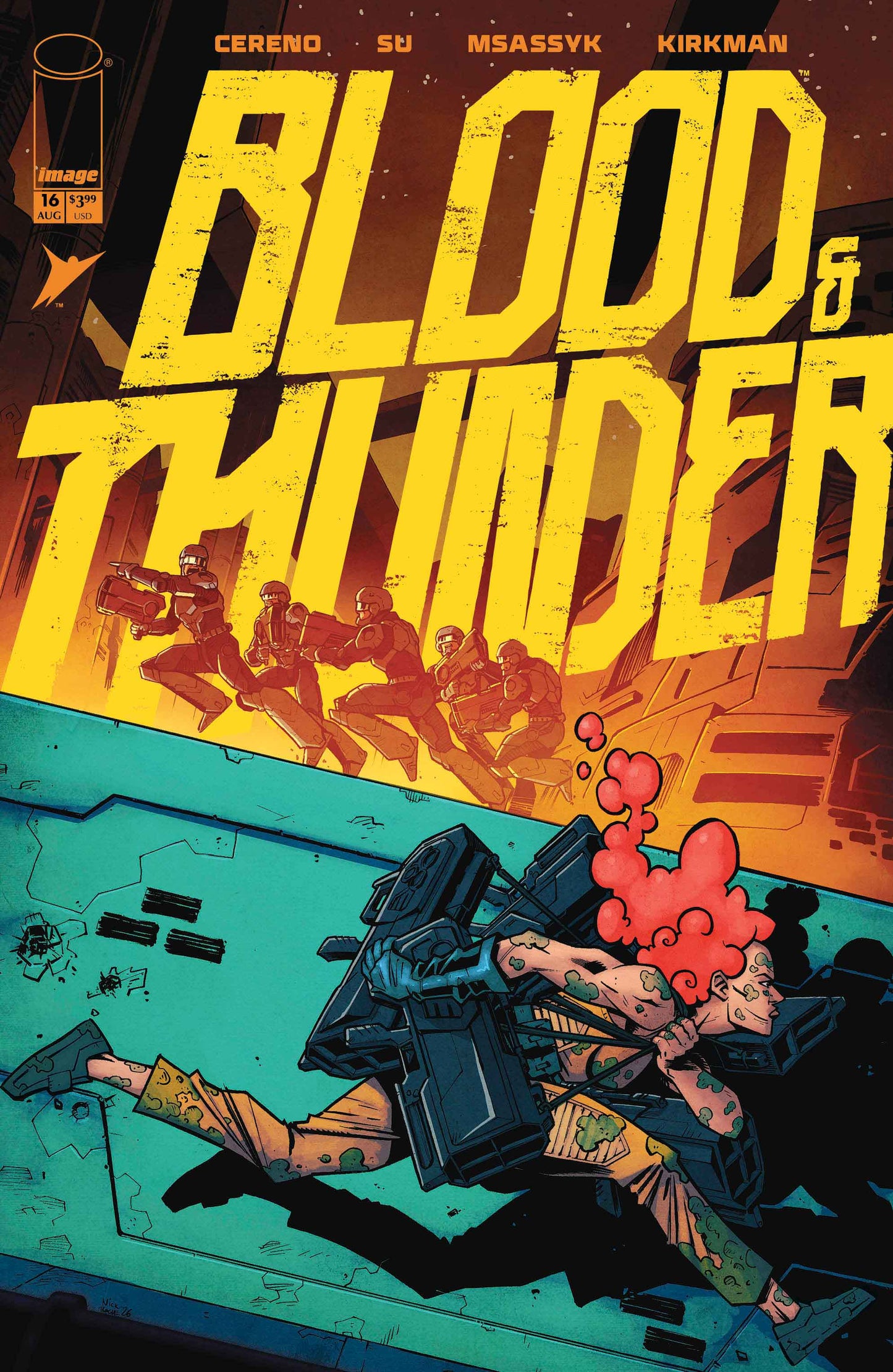 BLOOD & THUNDER #16 CVR B NICK ROCHE & JOSH BURCHAM VAR (MR) (12 Aug Release)