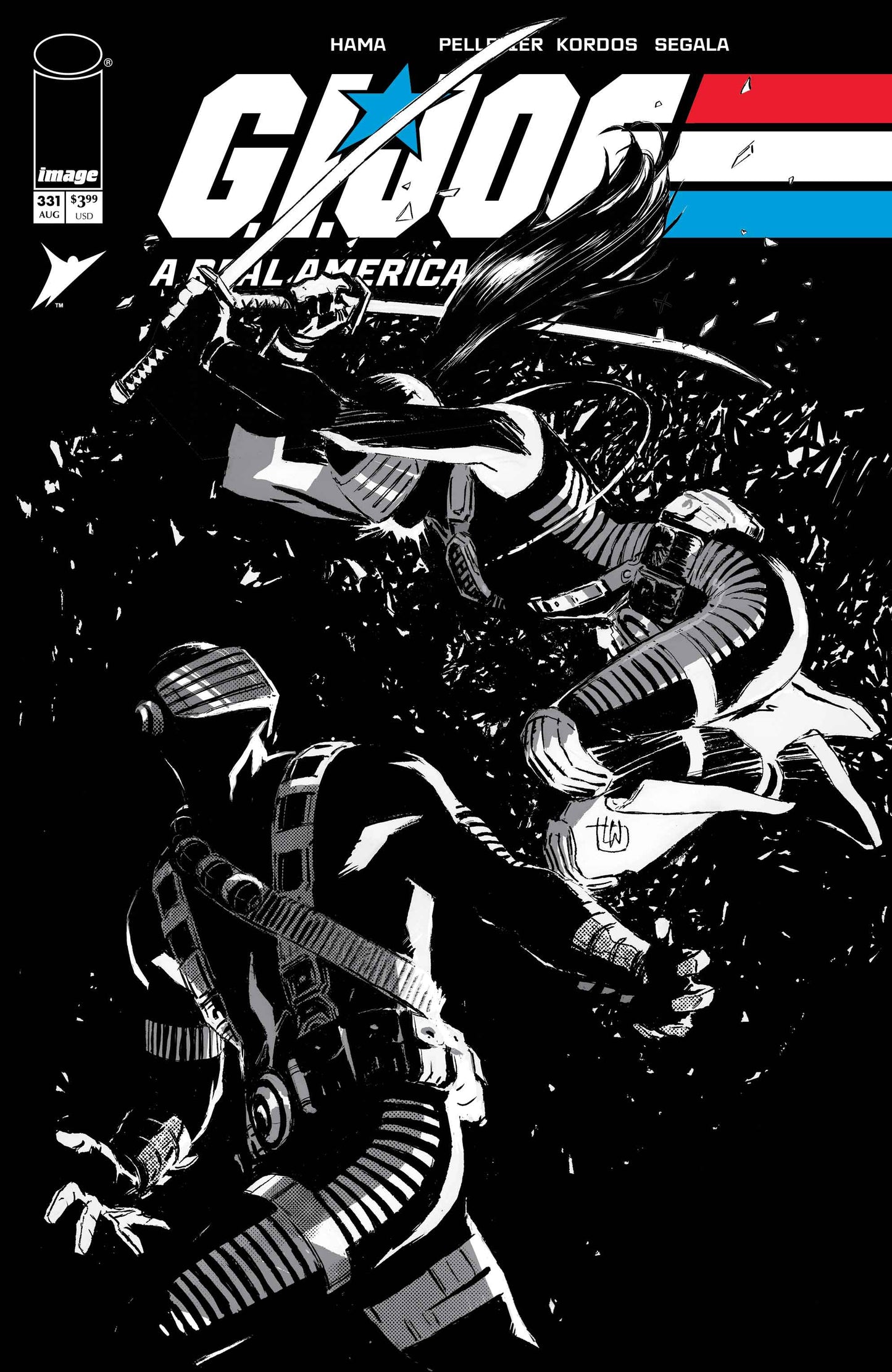 GI JOE A REAL AMERICAN HERO #331 CVR B LEE WEEKS B&W VAR (12 Aug Release)