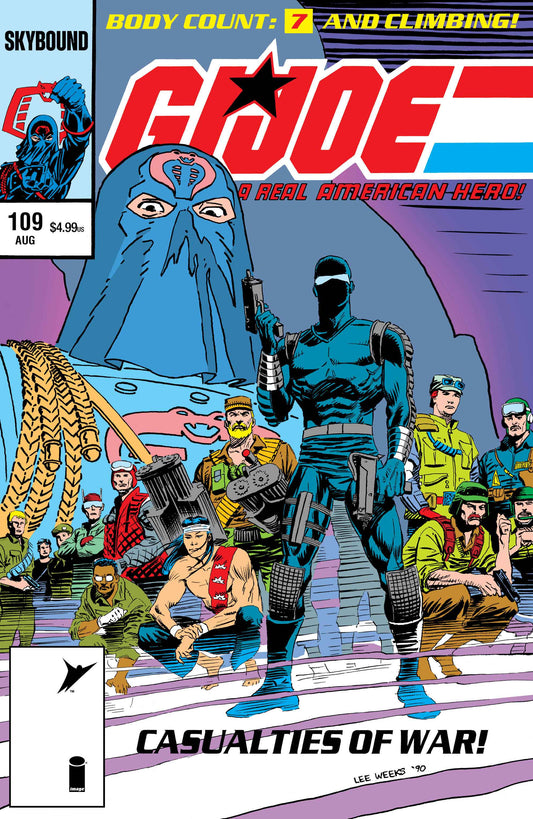 GI JOE A REAL AMERICAN HERO #109 HAMA FILES EDITION CVR C LEE WEEKS FOIL VAR (26 Aug Release)