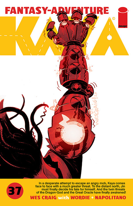 KAYA #37 CVR A WES CRAIG (12 Aug Release)
