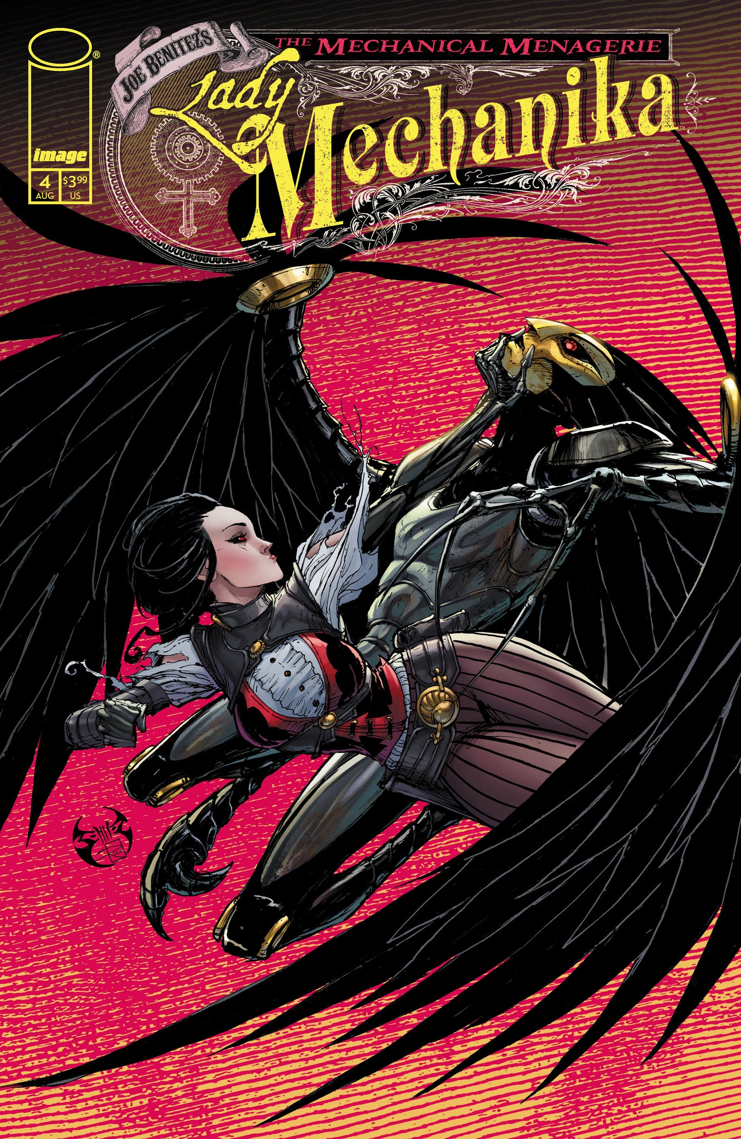 LADY MECHANIKA THE MECHANICAL MENAGERIE #4 (OF 4) CVR B JOE BENITEZ & SABINE RICH VAR (19 Aug Release)