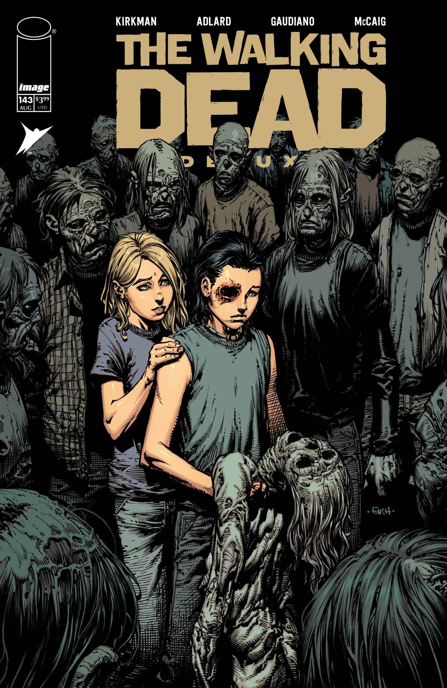 WALKING DEAD DELUXE #143 CVR A DAVID FINCH & DAVE MCCAIG (MR) (19 Aug Release)