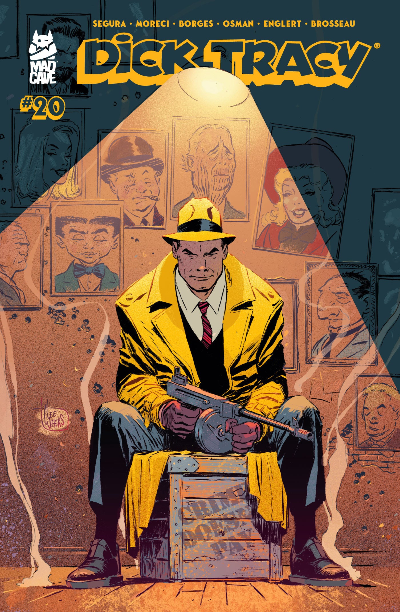 DICK TRACY #20 CVR B LEE WEEKS VAR (26 Aug Release)