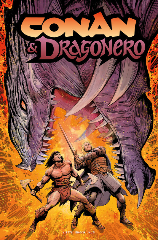 CONAN AND DRAGONERO #4 (OF 7) CVR D PATCH ZIRCHER FOIL VAR (MR) (05 Aug Release)